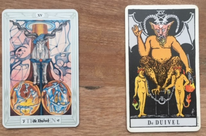 De Duivels uit het Crowley en Waite Tarot deck